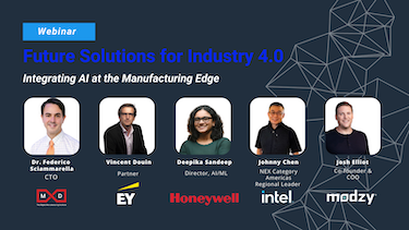 Webinar: Future Solutions for Industry 4.0: Integrating AI at the Manufacturing Edge